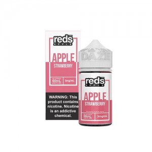 7 Daze Reds Apple Strawberry Vape Juice 60ml 7 Daze Reds Apple St...