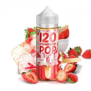 120 Strawberry Pop by Mad Hatter Juice 120ml 120 Strawberry Pop b...